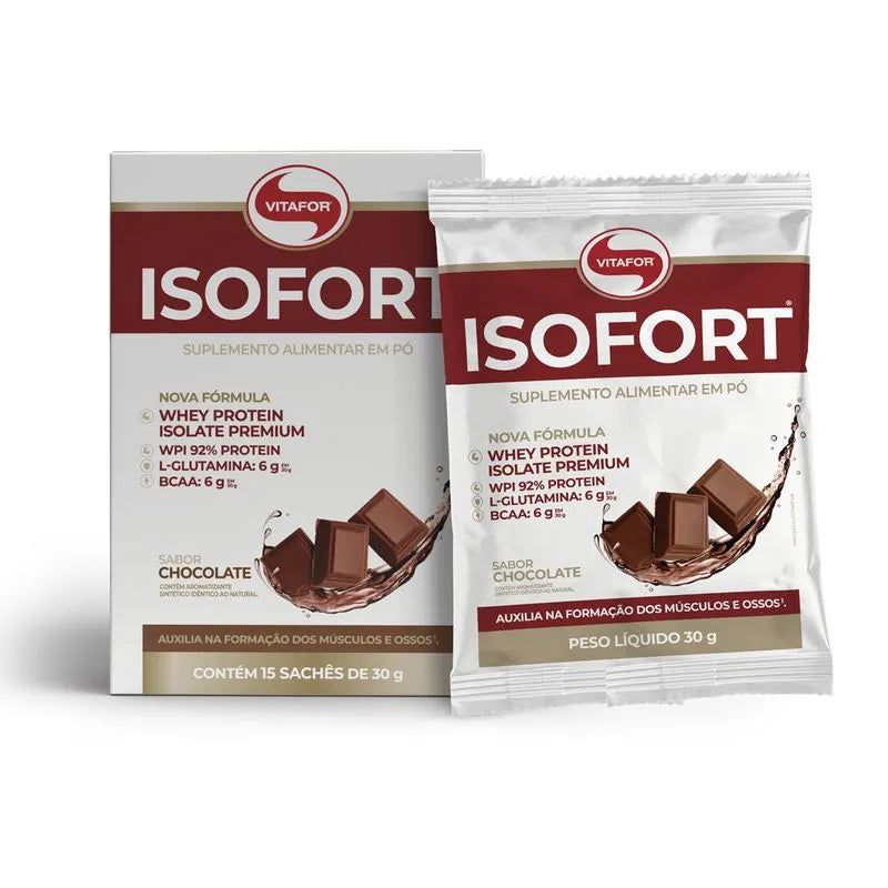 Isofort - 15 sachês 30g chocolate - Vitafor