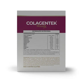 Colagentek beauty - 30 sachês 3,5g abacaxi c/ hortelã - Vitafor