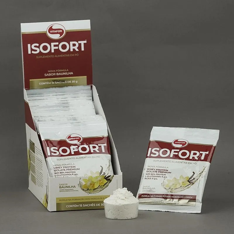 Isofort - 15 sachês 30g baunilha - Vitafor