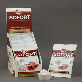 Isofort - 15 sachês 30g frutas vermelhas