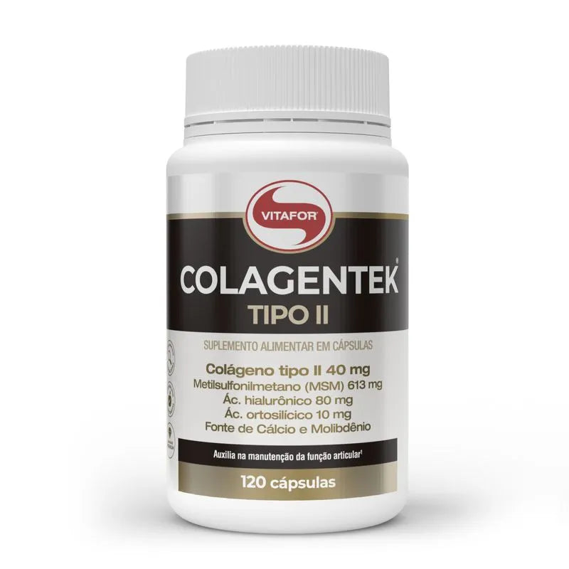 Colagentek tipo II - 120 cap - Vitafor